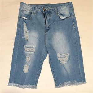 Women’s Shein Ripped Denim Shorts